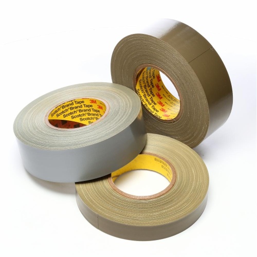 3M 7000048963 - 3M Scotch® Polyethylene Coated Cloth Tape 390, Olive, 48 mm x 54.8 m, 11.7 mil