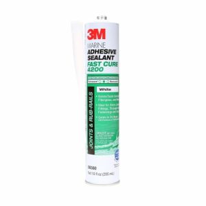 3M 7010330461 - 3M Marine Adhesive Sealant 4200FC Fast Cure, White, 55 Gallon (50 Gallon Net)