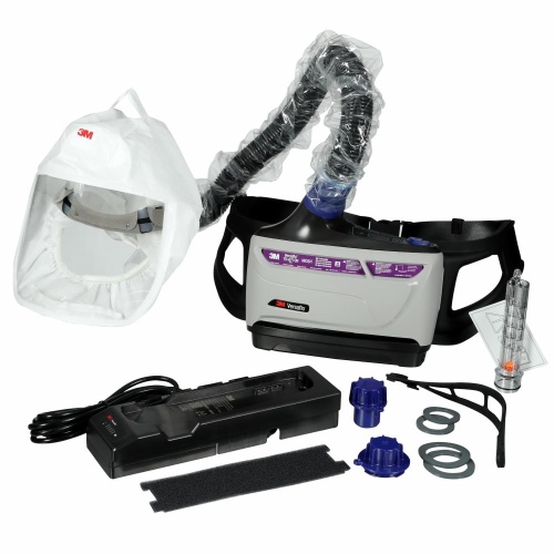 3M 7100035757 - 3M Versaflo ™ Powered Air Purifying Respirator PAPR Assembly TR-613N, Std Battery, BT-30 Breathing Tube, HD Belt