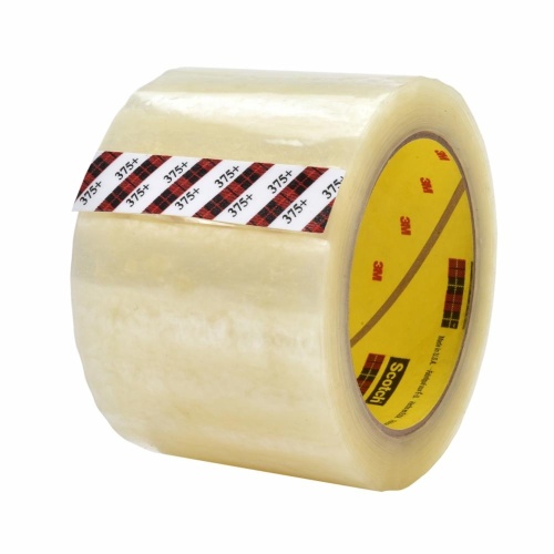 3M 7100215511 - 3M Scotch® High Tack Box Sealing Tape 375+, Clear, 48 mm x 914 m