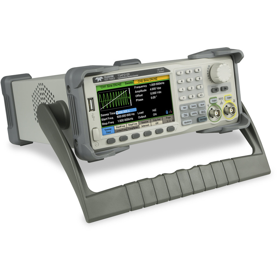 Teledyne LeCroy T3AFG80: 80 MHz, 1.2 GS/s, 8 Mpts, 2 CH Arbitrary Function Generator