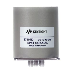 Keysight 87104D/024/161: Multiport Electromechanical Coaxial Switch for High-Frequency Applications