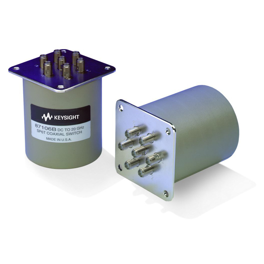 Keysight 87106B/161/T24: High-Performance Multiport Coaxial Switch for Demanding RF Applications