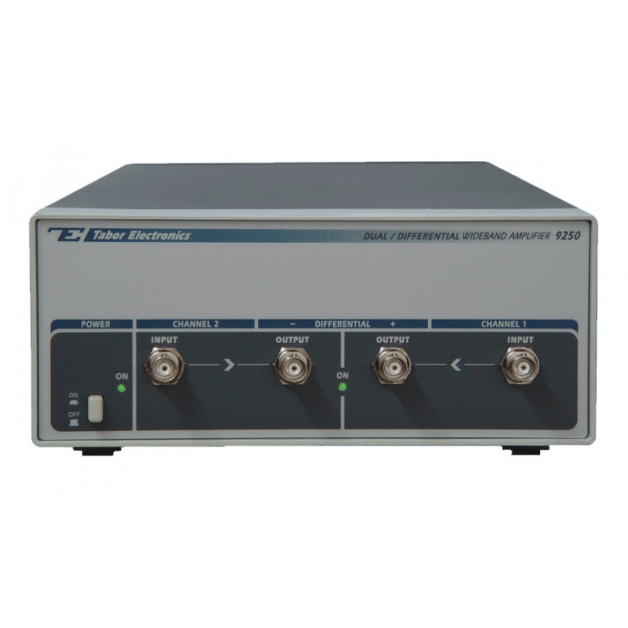 Tabor 9250: Dual/Differential Channel Wideband Amplifier for High-Precision Signal Amplification