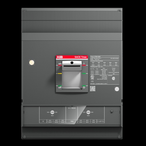 ABB XT6HU3800BFF000XXX MCCB - 600 VAC, 800 Amp, Three Pole