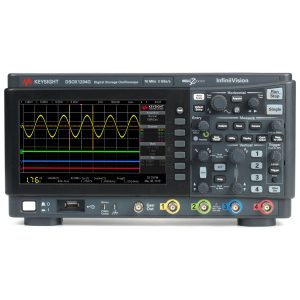 Keysight DSOX1204G/DSOX1200A-100: 4-Channel, 100 MHz, 2 GS/s Digital Oscilloscope with Waveform Generator and 1000 X-Series Probes