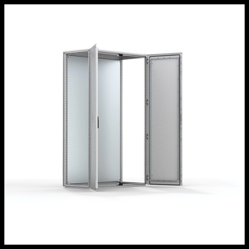 nVent Hoffman MCD18104R5 Modular Double Door, MCD, 1800x1000x400mm, Light Gray, Mild Steel