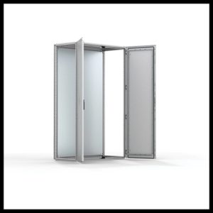 nVent Hoffman MCD18164R5 Modular Double Door, MCD, 1800x1600x400mm, Light Gray, Mild Steel