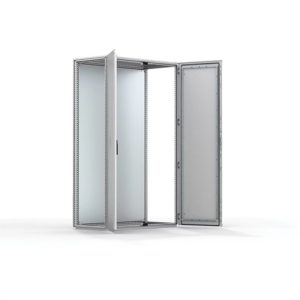 nVent Hoffman MCD20088R5 Modular Double Door, MCD, 2000x800x800mm, Light Gray, Mild Steel