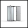 nVent Hoffman MCD20124R5 Modular Double Door, MCD, 2000x1200x400mm, Light Gray, Mild Steel