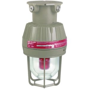 Killark ESXR120AX2G - 120V Red Strobe, 3/4" Ceiling Mount with Guard