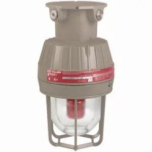 Killark ESXR1274X2G - 12-74V Red Strobe, 3/4" Ceiling Mount with Guard