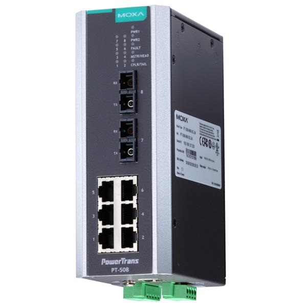 Moxa PT-508-SS-SC-24 Managed Switch