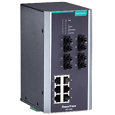 Moxa PT-510-4M-ST-24 Managed Switch