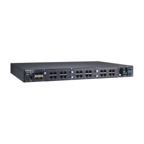 Moxa RKS-G4028-L3-PoE-4GS-2HV-T Rackmount Switch