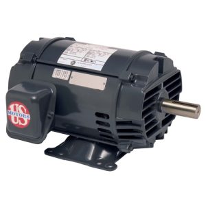 Nidec D200V2C 200 HP Industrial Electric Motor, ODP, 3-Phase