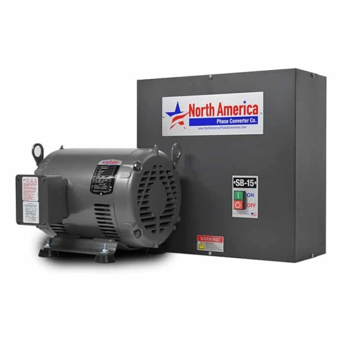 North American SB-15 Smart-Boost Rotary Phase Converter, 15 HP