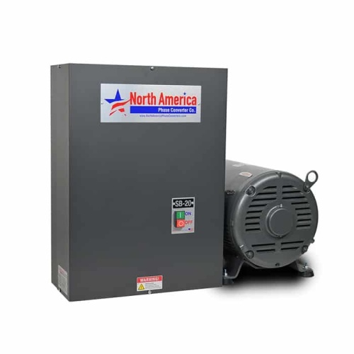 North American SB-20 Smart-Boost Rotary Phase Converter, 20 HP