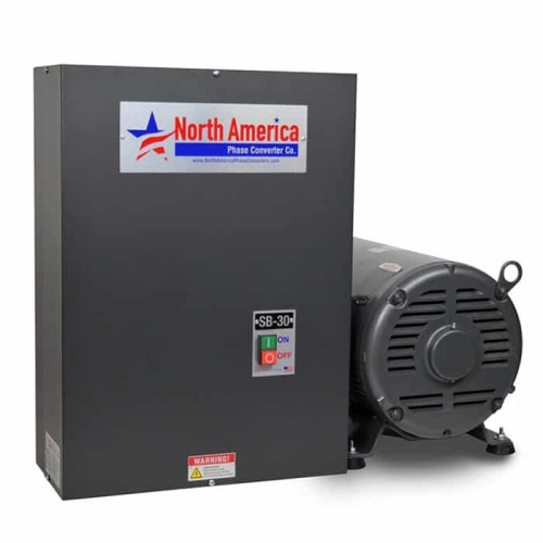 North American SB-30 Smart-Boost Rotary Phase Converter, 30 HP