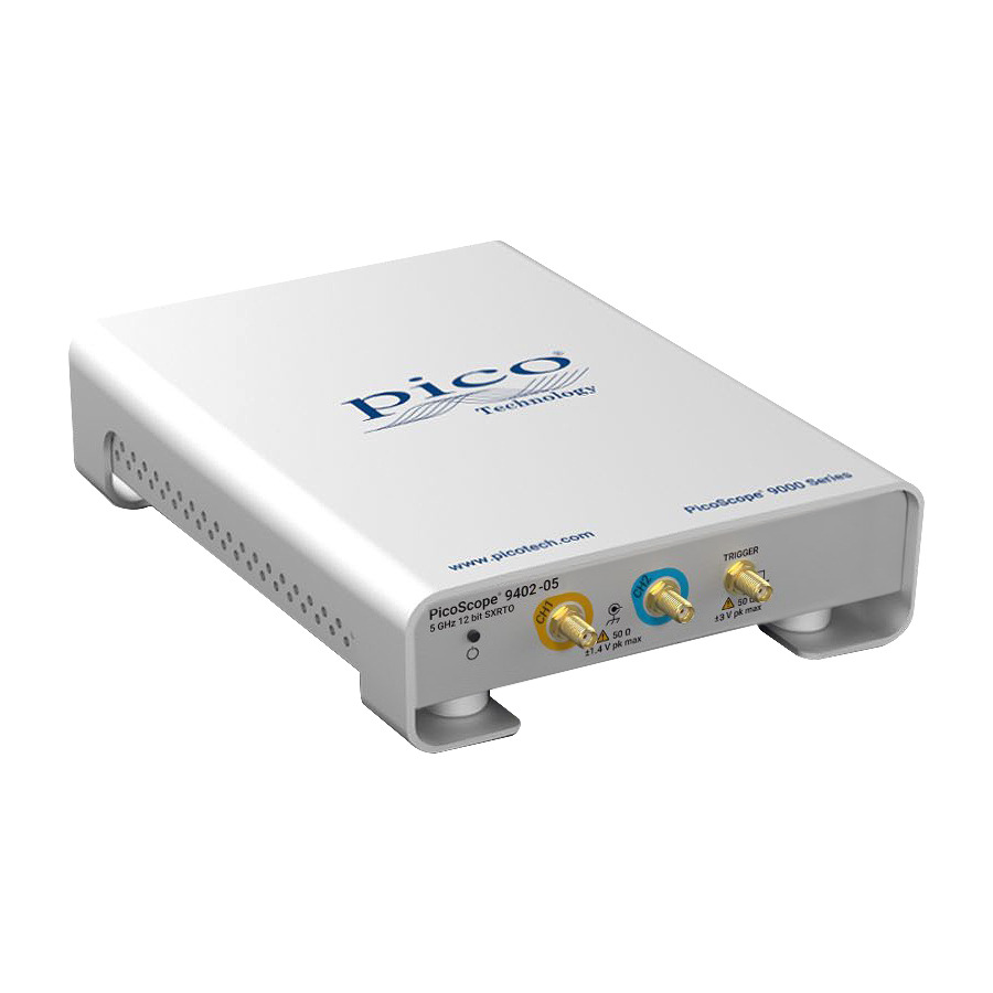 PicoScope 9400 Series: Pico Technology 9402-05 CDR PC USB Oscilloscope with 5GHz, 2CH, and Clock Data Recovery