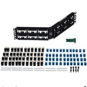 Panduit CPPKLA6ATG48WBL Mini-Com® Modular Patch Panel Kit
