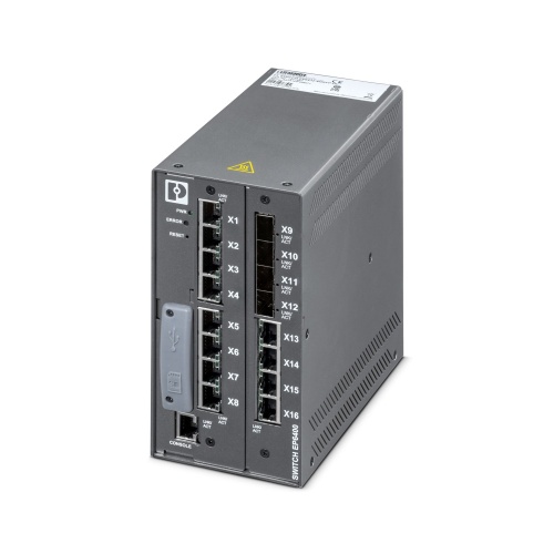 Phoenix Contact 1471547 Industrial Ethernet Switch FL SWITCH EP6412-4GSFP-HV
