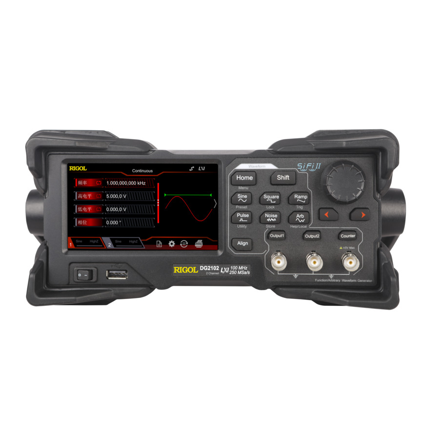 RIGOL DG2102: Unleash Precision with 100 MHz, 2-Channel Arbitrary Waveform Generator