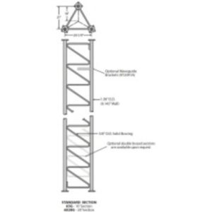 Rohn 65G 65G Standard Section, 10'-0"