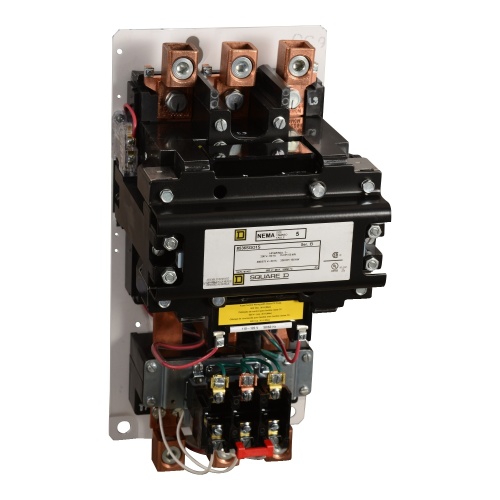 Schneider 8536SGO1V02S NEMA Motor Starter, Size 5, 120V Coil, 3-Pole