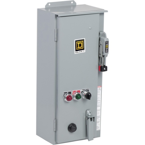Schneider 8539SDASP6 Size 2 NEMA Combination Starter, 45A, 120V