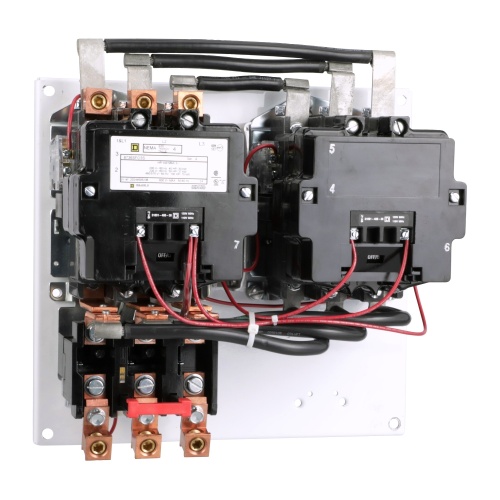 Schneider 8736SFO3V02S Reversing NEMA Motor Starter, Size 4, 135A, 120V