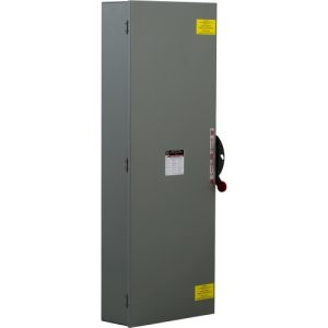 Schneider Electric DTU426 Safety switch, double throw, non fusible, 600A, 240 VAC/250 VDC, 4 poles, 125 hp, NEMA 1