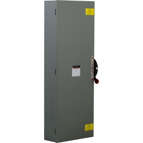 Schneider Electric DTU426 Safety switch, double throw, non fusible, 600A, 240 VAC/250 VDC, 4 poles, 125 hp, NEMA 1