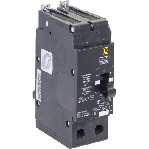 Schneider Electric EJB24125 E-Frame Brkr 215A, 2P, 480Y/277V, 65/100kA, Bolt-on Mnt