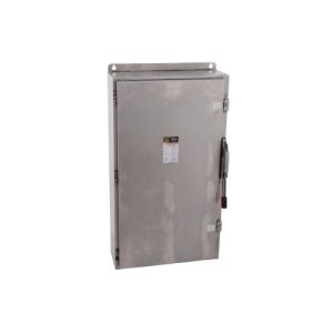 Schneider Electric H365SS Safety switch, heavy duty, fusible, 400A, 3 poles, 250 hp, 600 VAC/600 NDC, NEMA 4, 4X, 5, 316 steel,
