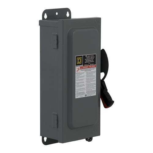 Schneider Electric H366RVW Safety switch, heavy duty, fusible, 600A, 3 pole, 500hp,