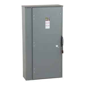 Schneider Electric H367R Safety switch, heavy duty, fusible, 800A, 3 poles, 500 hp, 600 VAC/DC, NEMA 3R