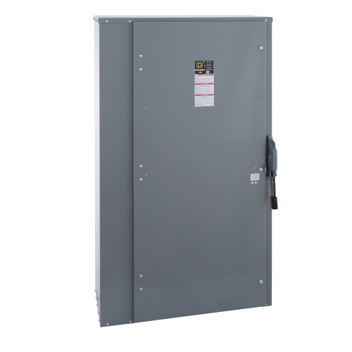 Schneider Electric HU267AWK Safety switch, heavy duty, non fusible, 700A, 2 poles, 50 hp, 600 VAC/DC, NEMA 12