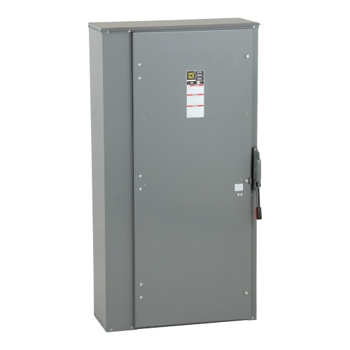 Schneider Electric HU368R Safety switch, heavy duty, non fusible, 1200A, 3 poles, 500 hp, 600 VAC/DC, NEMA 3R