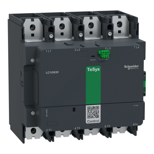 Schneider LC1G8004KUEN TeSys Giga Contactor, 800A 4P 100-250V Coil