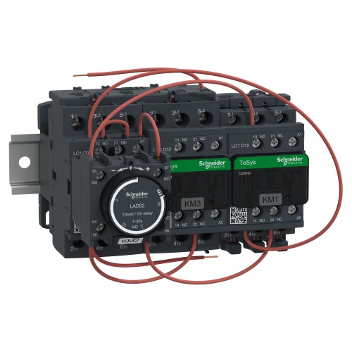 Schneider LC3D320AG7 TeSys D Star-Delta Starter, 32A, 120V Coil