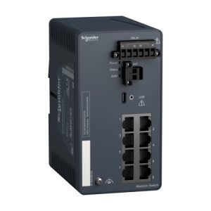 Schneider Electric MCSESM083F23F0H - network switch, Modicon Networking, managed, 8 ports for copper, harsh