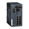 Schneider Electric MCSESM093F1CU0 - network switch, Modicon Networking, managed, 8 ports for copper with 1 port for fiber optic, multimode