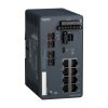 Schneider Electric MCSESM103F2CS0H - Modicon Managed Switch - 8 ports for copper + 2 ports for fiber optic single-mode - Harsh