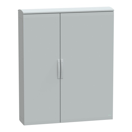 Schneider Electric NSYPLAT15123G Thalassa PLA Floor-standing Fiberglass Reinforced Polyester Enclosure - IP44, 59.06" x 49.21" x 12.6" (HxWxD)