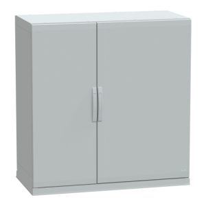Schneider Electric NSYPLAZ12126G Polyester Enclosure - 49.2" x 49.2" x 24.4" (HxWxD), NEMA 3/3S/13
