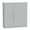Schneider Electric NSYPLAZT12124G Thalassa PLA Floor-standing Fiberglass Reinforced Polyester Enclosure - IP44, 49.21" x 49.21" x 16.54" (HxWxD)