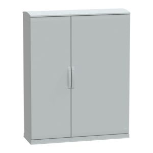 Schneider Electric NSYPLAZT15124G Thalassa PLA Floor-standing Fiberglass Reinforced Polyester Enclosure - IP44, 59.06" x 49.21" x 16.54" (HxWxD)