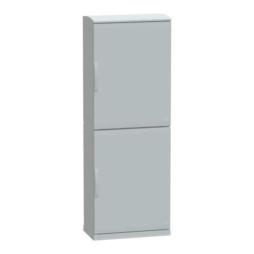 Schneider Electric NSYPLAZT2074G Thalassa PLA Floor-standing Fiberglass Reinforced Polyester Enclosure - IP44, 78.74" x 29.53" x 16.54" (HxWxD)