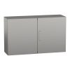 Schneider Electric NSYS3X601030 Spacial S3X Wall Mounted 304 Stainless Steel Enclosure - IP55, 23.62" x 39.37" x 11.81" (HxWxD)